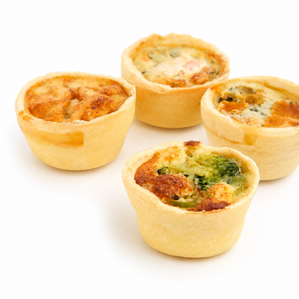 Bandeja de mini quiches