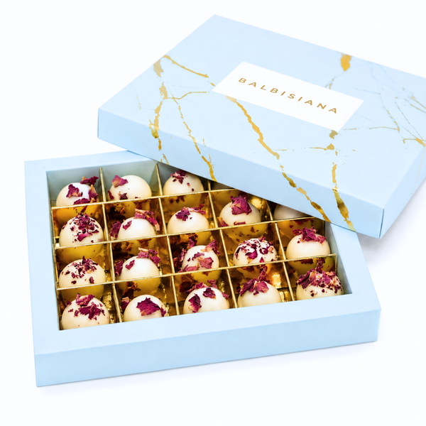 Trufas de chocolate blanco 20 ud.