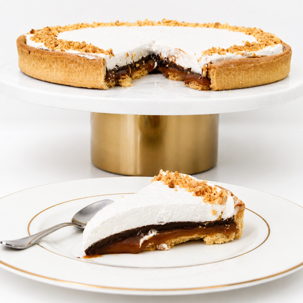 - Tarta de Caramelo Salado, Chocolate y Vainilla -
