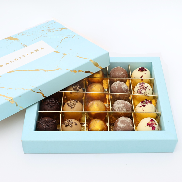 Trufas de chocolate variadas 5 chocolates 20 ud.