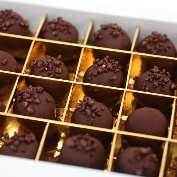 Trufas de chocolate negro 20 ud.