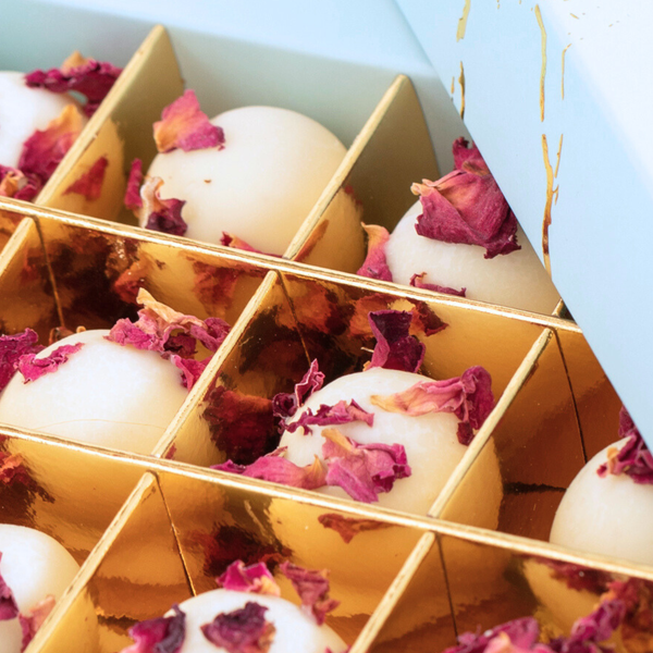 Trufas de chocolate blanco 20 ud.