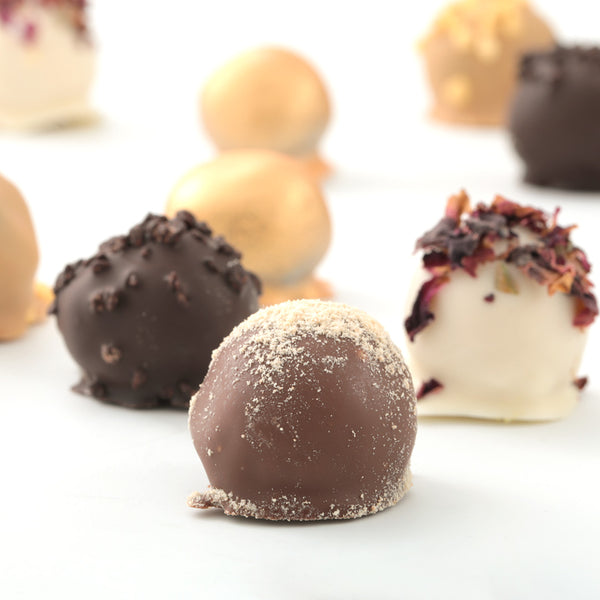 Trufas de chocolate variadas 5 chocolates 20 ud.