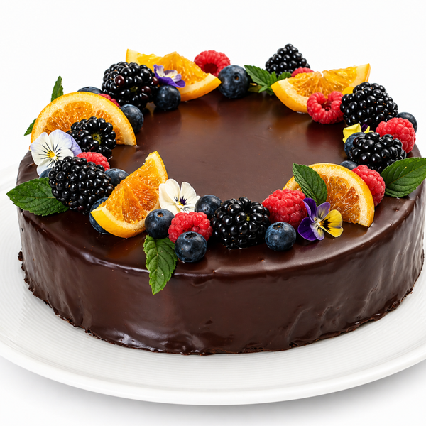Tarta de galletas con chocolate