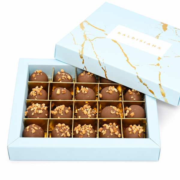 Trufas de chocolate de praliné 20 ud.